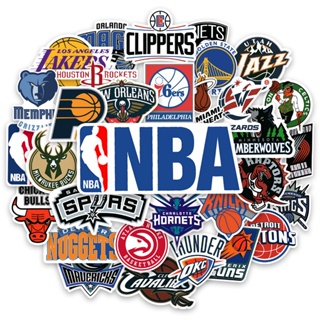 30 Adesivos Variados Times Basquete Basketball Para Caderno Notebook Carro Moto Capacete Skate em Oferta na Shopee