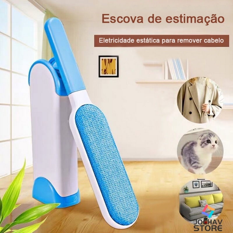 Escova Mágica Removedora De Pelos Cama Sofá Roupa Do Animal Premium-Estoque Bras. BX TECH