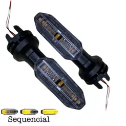 Par de Pisca Led Seta Honda Cb250f Twister 2014 Em Diante Sequencial