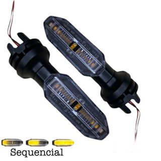 Par de Pisca Led Seta Honda Cb250f Twister 2014 Em Diante  Sequencial em Oferta na Shopee