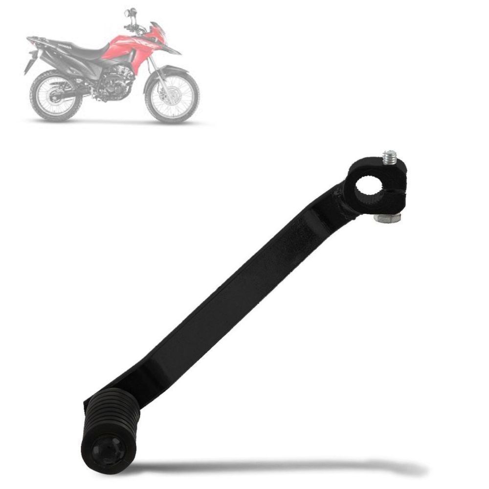 Pedal De Câmbio Cromo Forte Nxr 125/150 Bros 2003/08 / Nxr 160 Bros / Xre 190