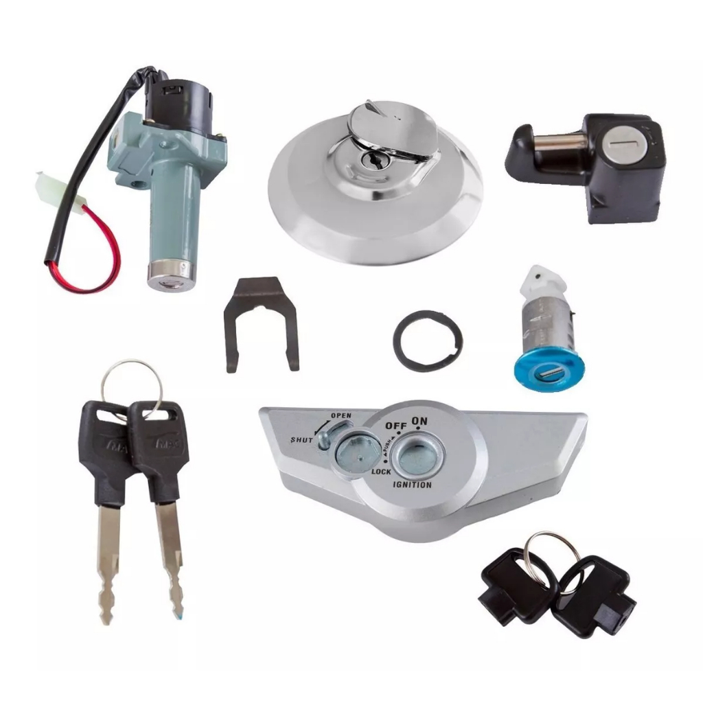 Kit Chave Ignição Conjunto Cg Titan 150 2004 Á 2008 5 Peças C/ Bloqueador em Oferta na Shopee
