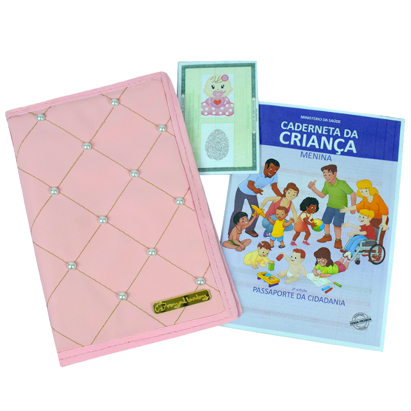 Porta Documentos Porta caderneta de vacinação capinha protetora Impermeavel Menino Menina Bebê