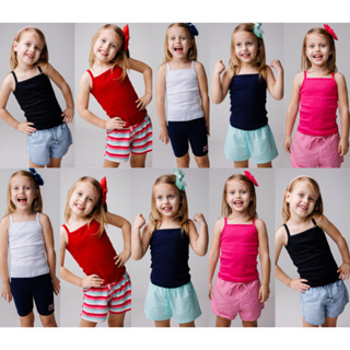 Kit com 10 Blusas de Alcinha Para Menina 1 ao 12 Anos Infantil em Oferta na Shopee