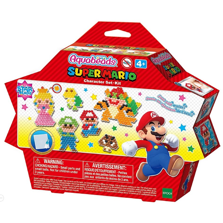 Aquabeads Super Mario Character Set 31946 Epoch em Oferta na Shopee