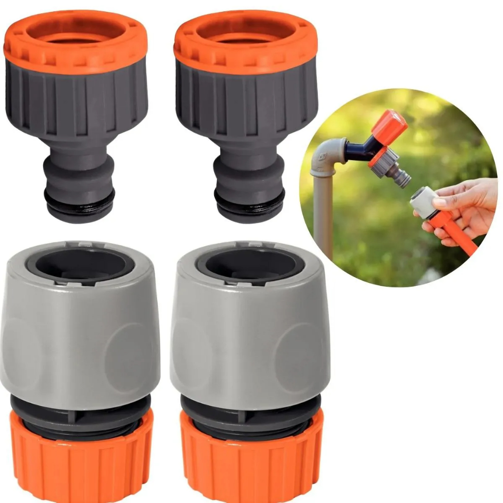 Engate Rapido Macho e Femea 2/4pcs 1/2-3/4 TRAMONTINA