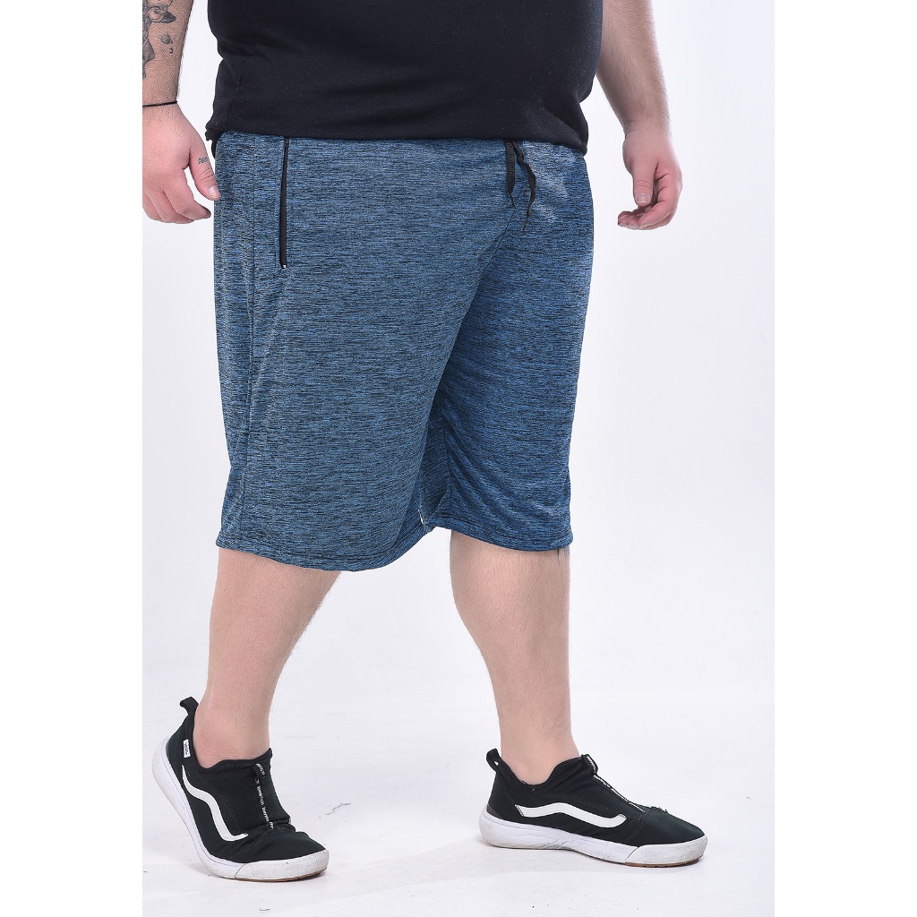 Bermuda Meia Malha Esporte Fina Plus Size Leve em Oferta na Shopee