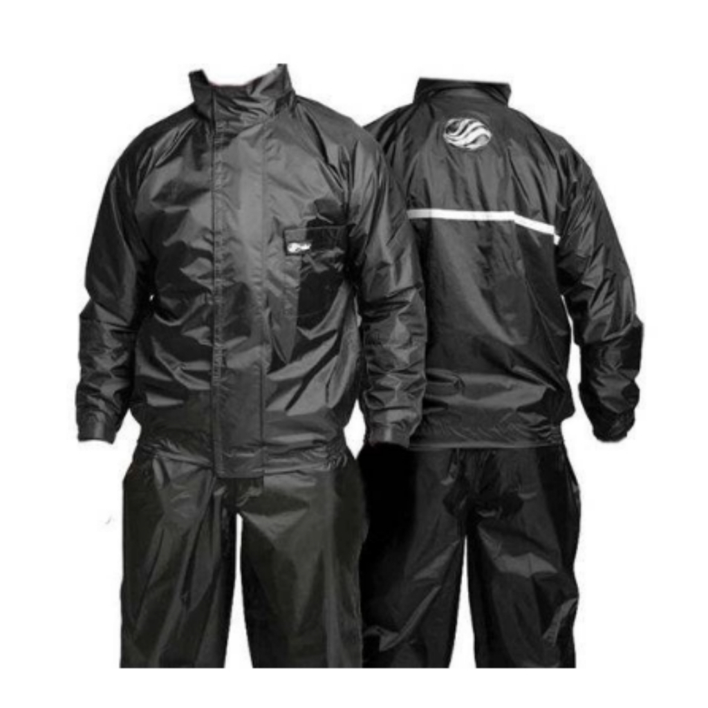 Conjunto Capa Chuva Impermeável Emborrachada Com Gola Moto Motoqueiro Motoboy