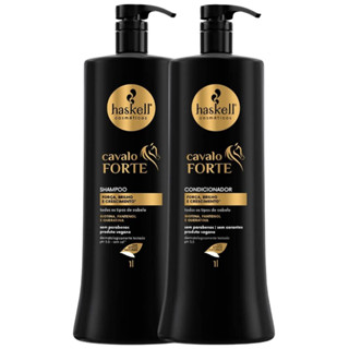 Kit Shampoo 1 kg + Condicionador 1kg Cavalo Forte Haskell Shampoo Fortalecedor