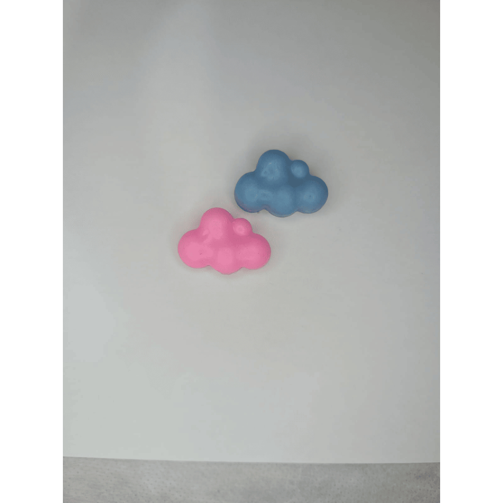 kit50 unidades de sabonetes de nuvens chuva de amor para lembrancinhas, chá revelação
