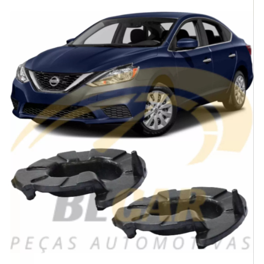 2 Calço Mola Inferior Amortecedor Traseiro Sentra 2014 A 18