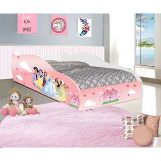 Adesivos para Cama Carro Infantil PRINCESAS ROSA