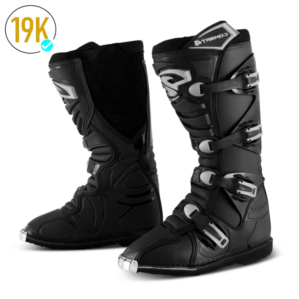 BOTA PARA MOTOCROSS ENDURE RALLY TRILHA OFFROAD BARRO PISTA CORRIDA PROTORK MODELO COMBAT 4 ORIGINAL