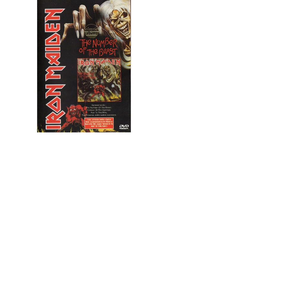 Dvd Iron Maiden - The Number Of The Beast nacional lacrado