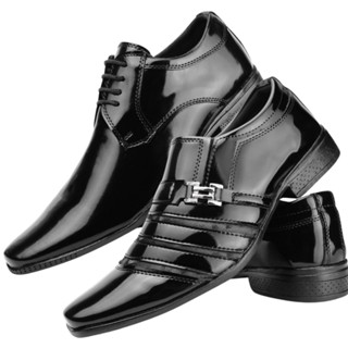 Sapato Social Masculino Casual Kit 2 Pares Super Promoção Imperdível