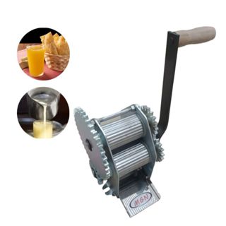 Engenho de Cana Moedor Garapeira Manual 3 Moendas Inox