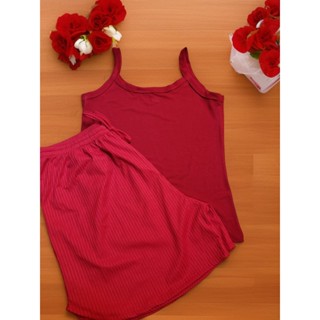 Kit Regatinha + Shorts Slim Feminino Low Red - Verão 2024 !!!