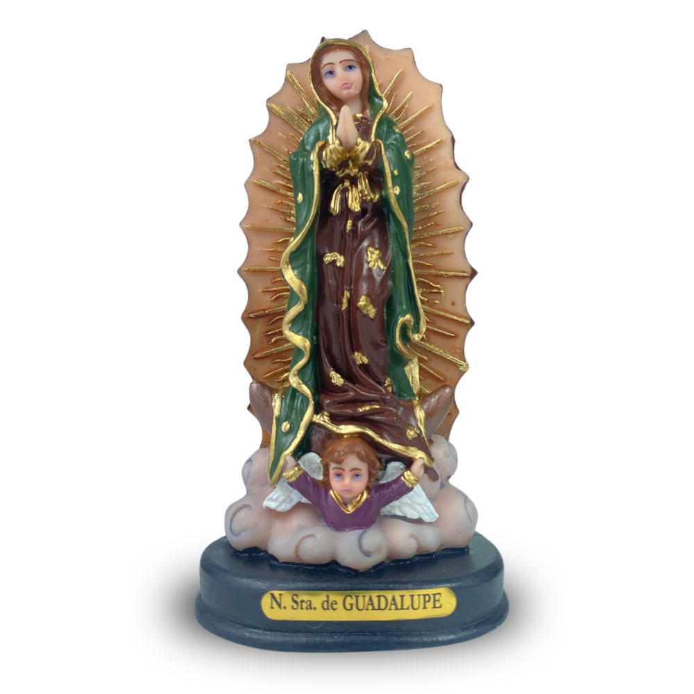 Imagem Nossa Senhora De Guadalupe  13,5x6,5cm- Resina- Ref:15016 em Oferta na Shopee