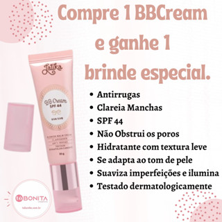 Latika BB Cream Clareador e Anti-Rugas FPS 44 - Bege Médio N20