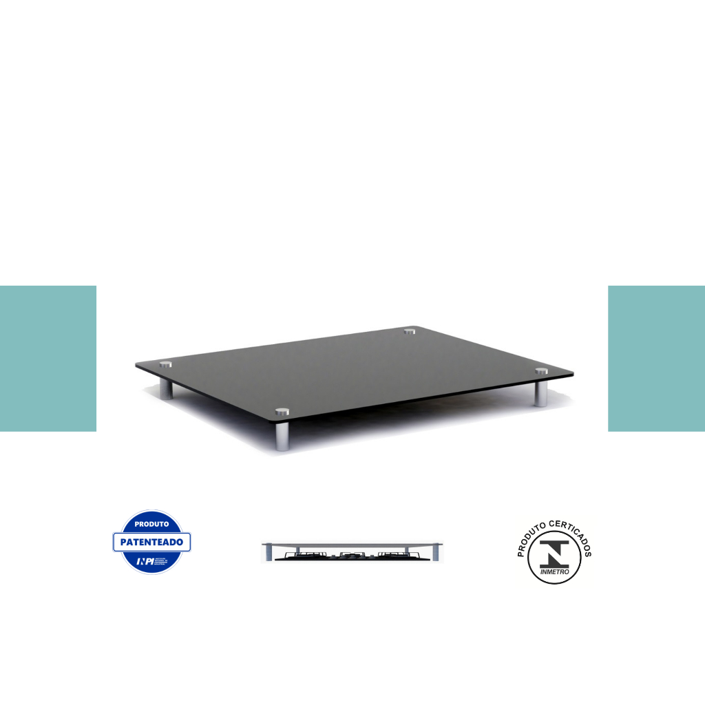 Tampa para Fogão Dako Supreme Glass / Electrolux/ Atlas 5 bocas - Mesa de Vidro