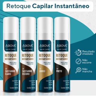 Retoque capilar instantaneo above 75ml 50 gr em Oferta na Shopee