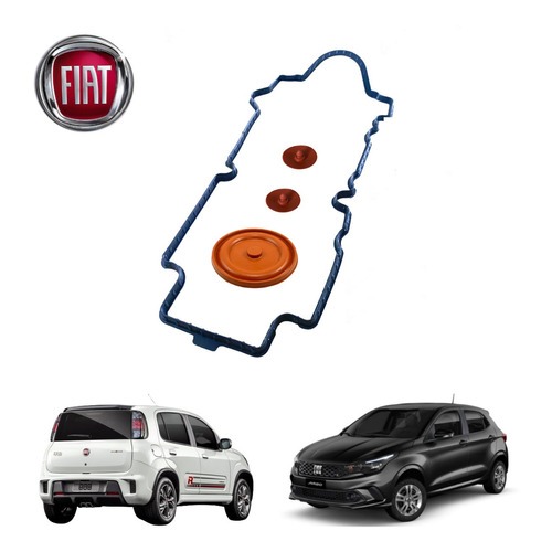 Kit Junta Tampa Válvula Fiat Argo Uno Cronos 1.3 8v Firefly