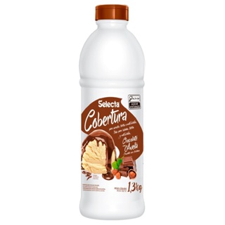 Cobertura CHOCOLATE com AVELÃ para Sorvetes, Açaí, Tortas e Milk-Shake - Selecta 1,3 kg em Oferta na Shopee