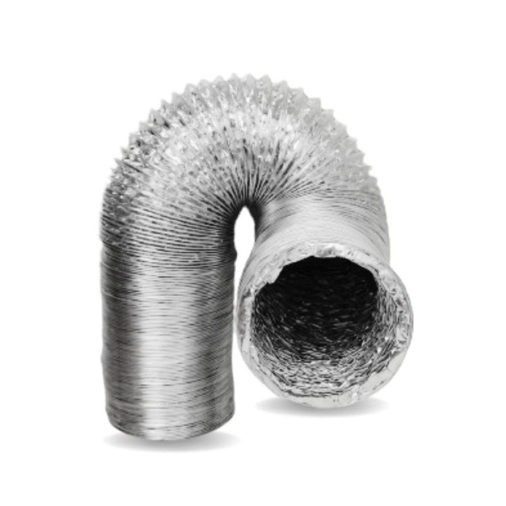 2 Metros Tubo Flexível Aluminizado 4 Pol/100mm Rolo Duto