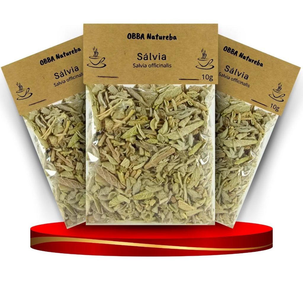 3 Pacotes Chá de Sálvia | Alta Qualidade | 100% Natural para Cha Envio Imediato em Oferta na Shopee