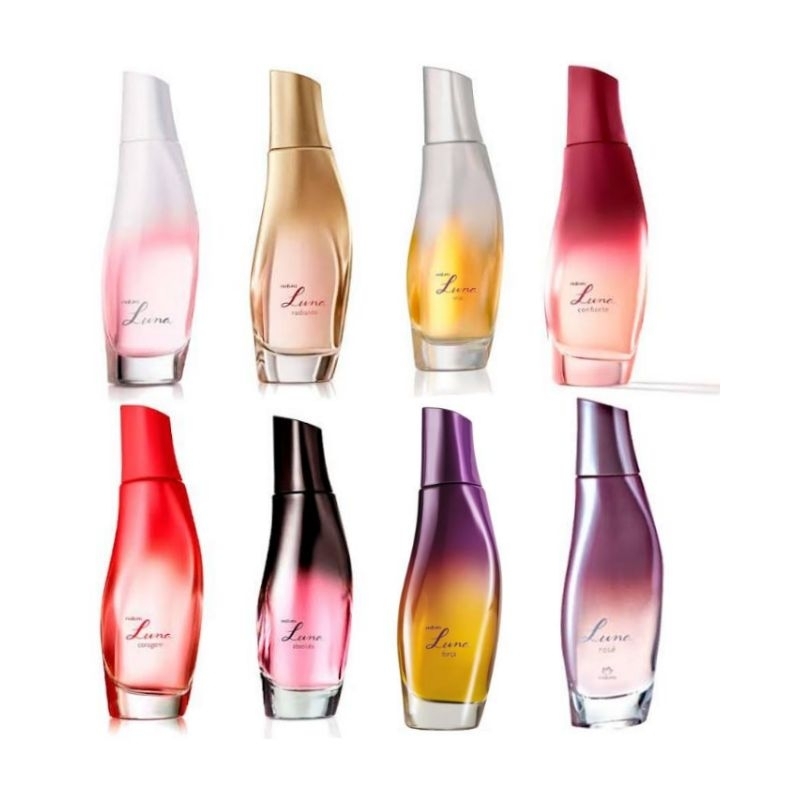 LUNA Colônia 75ml Feminino, escolha entre: Tradicional - Rosé - Absoluta - Confiante - Coragem - Força - Radiante - Viva