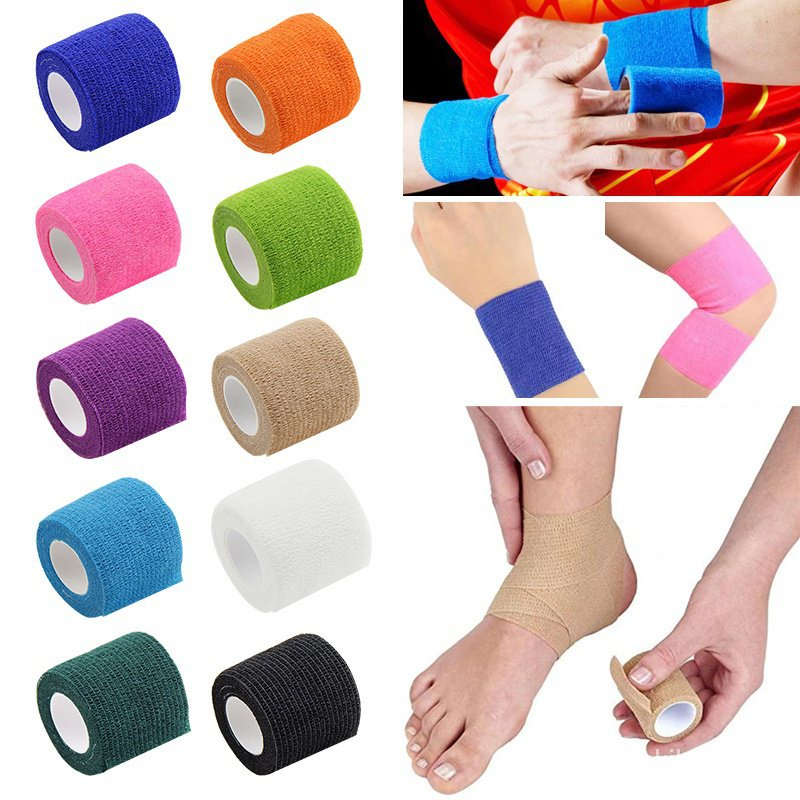 Bandagem Elástica Autoadesiva Para Proteção Dos Dedos e Articulações