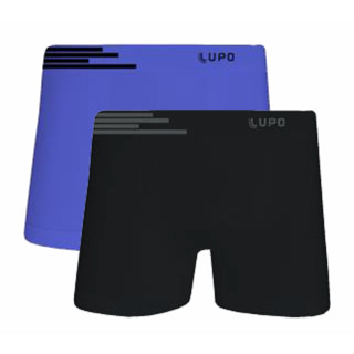 Kit 2 cuecas Lupo Boxer Box Microfibra sem costura Original com Nota Fiscal