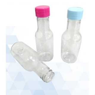 10 Mini Garrafinhas Frascos De Plástico Pet 50ml C/ Tampa colorida Para festa decoração