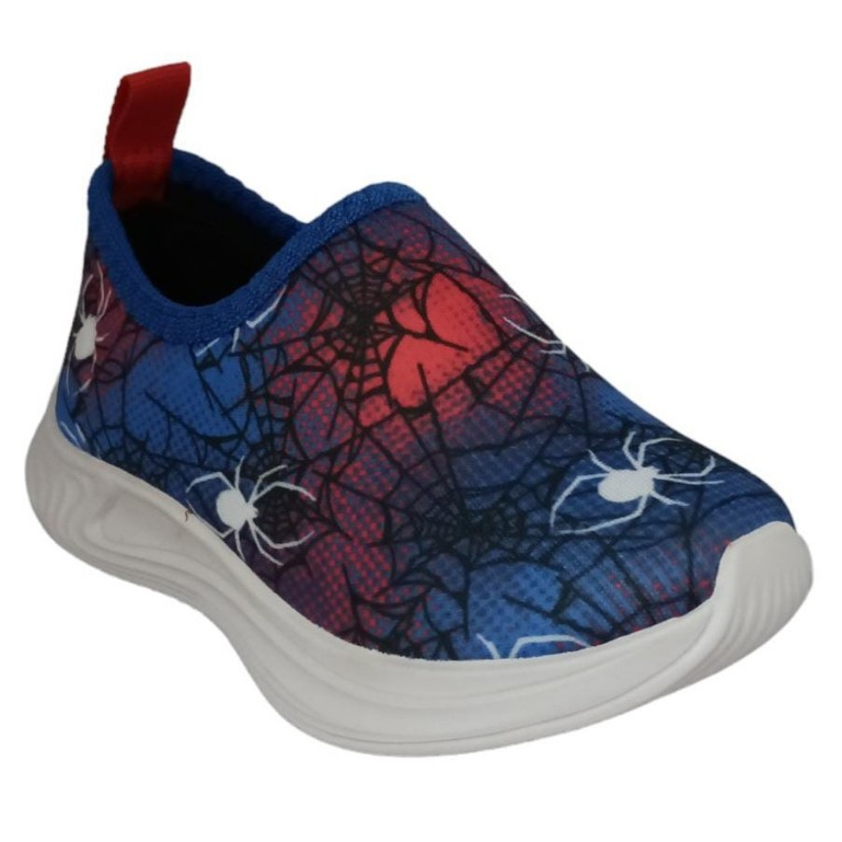 Tênis Infantil Jogging Masculino Tênis Calce Fácil Menino Homem Aranha