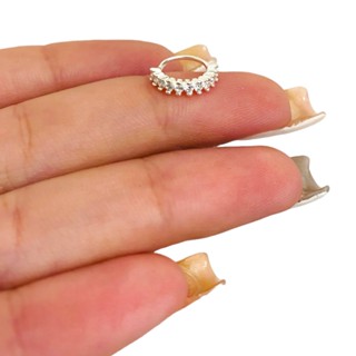 Piercing Prata 925 Mix de Zircônias Cravejadas