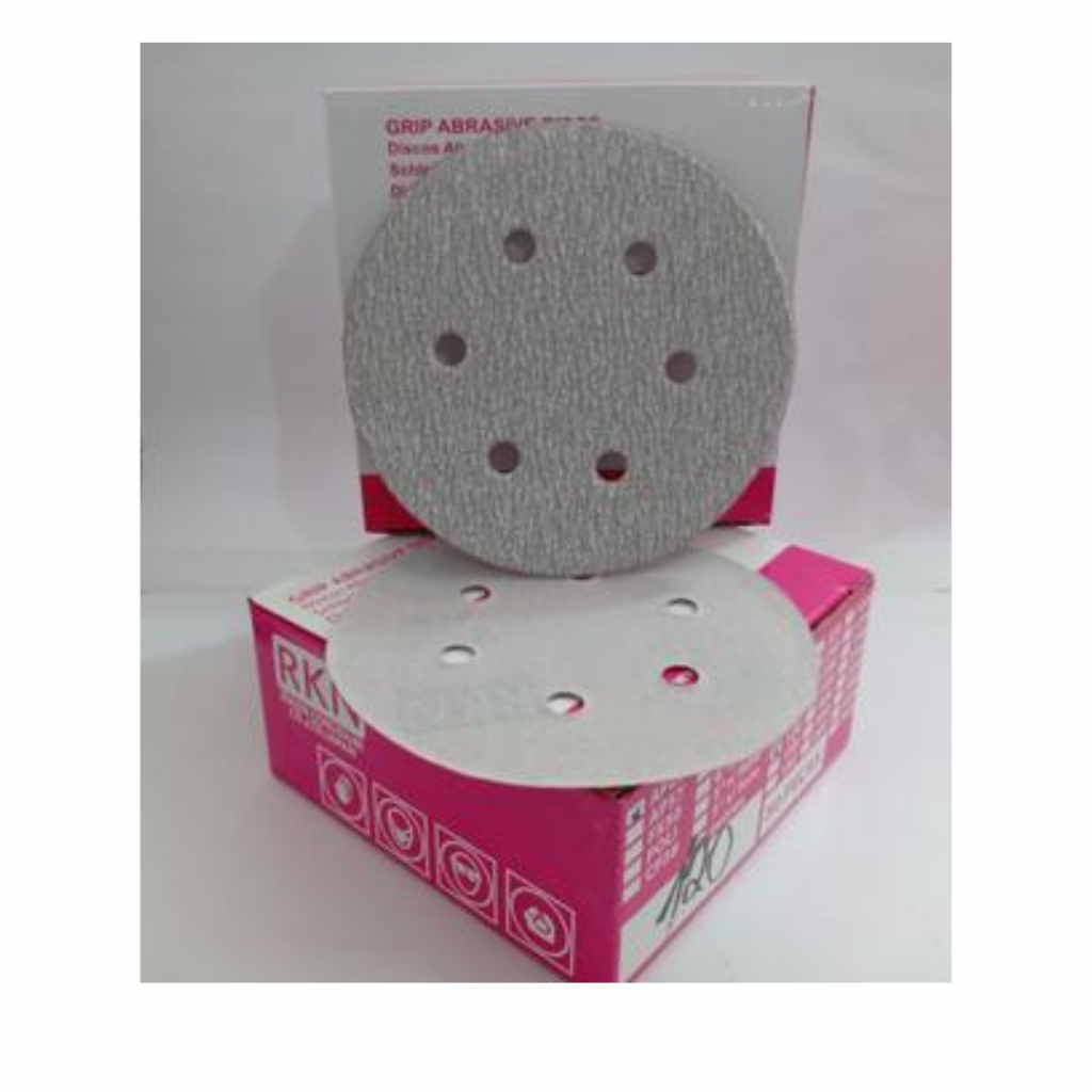 Disco Lixa Roquite / Hookit 6 Polegadas Grãos 80 /120/150/220/320/400/800 - 10 Unidades - Riken