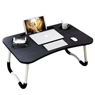 Mesa Mesinha Apoio Cama Sofá Suporte Notebook Tablet Copo Refeição Homi Office Dobrável em Oferta na Shopee