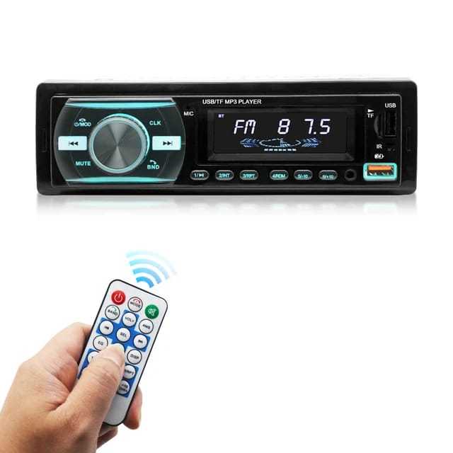 CAR MP3 PLAYER COM USB/BT/CARTÃO DE MEMORIA/FM RADIO