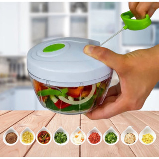 Processador Triturador Cortador Alimentos Manual Temperos Ervas Legumes