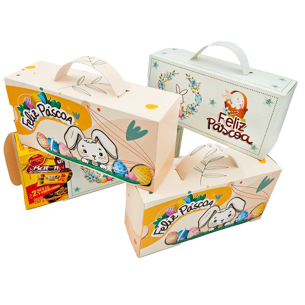 Caixas porta caixa de BomBom para Lembrancinha de Páscoa (19,5 x 10 x 6cm) Presente de Páscoa em Oferta na Shopee