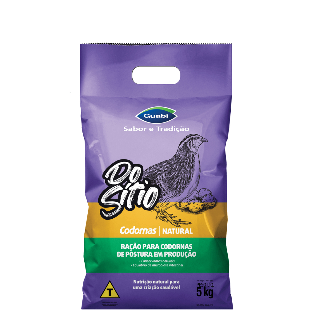 Ração Do Sítio Codornas Natural 5 kg