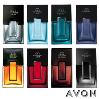 Black Essential Deo Colônia Avon - 100ml: Clássico/Original, Intense, Leather, Secret, Hot, Self ou Dark (Perfume Masculino)