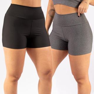 kit com 2 short chort shortinhos legging suplex academia treino corrida caminhada