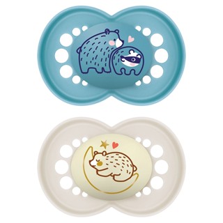 Chupeta Mam Original 16+ Meses Day & Night Brilha no Escuro CH30421 em Oferta na Shopee