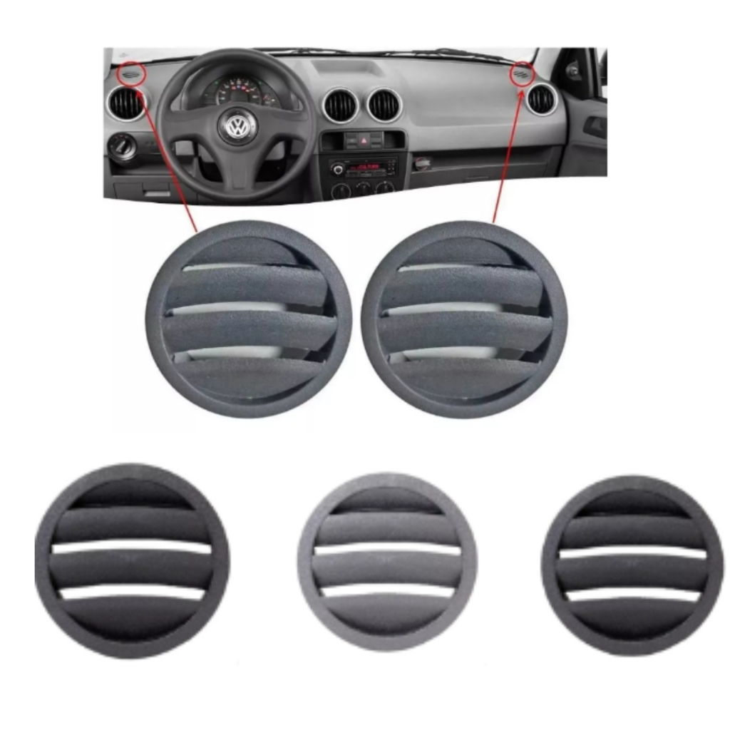 Difusor Saida De Ar Vw Gol Parati Saveiro G3 1999 Até 2005 Top.