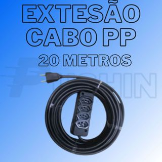 EXTENSÃO CABO PP 2X2,5MM 20 METROS
