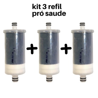 Kit 3 Refil Pro-saúde de Torneira de Cozinha Carvão Ativado 02 Saída em Oferta na Shopee