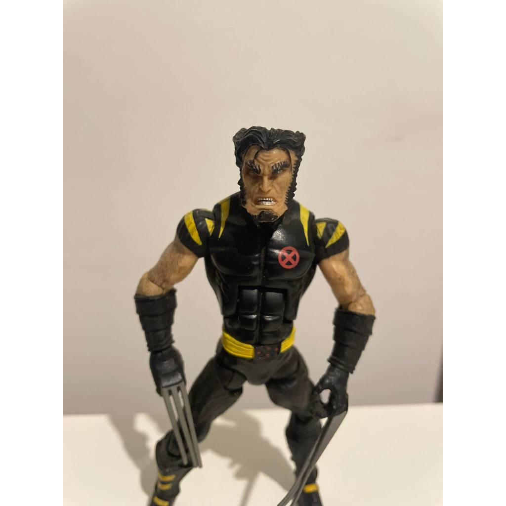 Boneco Raro Wolverine Marvel Legends Uniforme Preto X-men