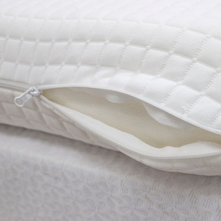 Travesseiro Nasa Latex + Capa Protetora Travesseiros 50cmx70cm 180 Fios Impermeavel Liso