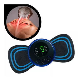 Mini Massageador Elétrico Portátil Cervical EMS Relaxante Muscular Alivia Dor Pescoço Coluna ENVIO IMEDIATO em Oferta na Shopee